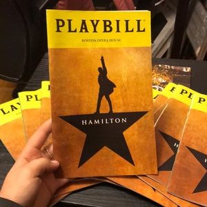Hamilton playbill